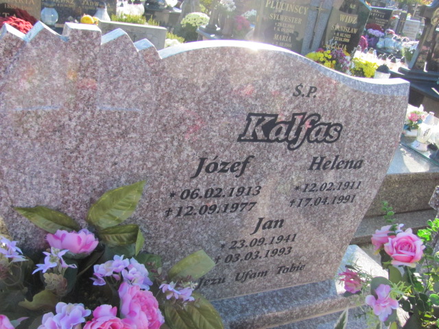 Józef Kalfas 1913 Cięcina - Grobonet - Wyszukiwarka osób pochowanych