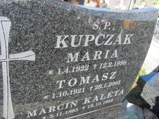 Maria Kupczak 1922 Cięcina - Grobonet - Wyszukiwarka osób pochowanych