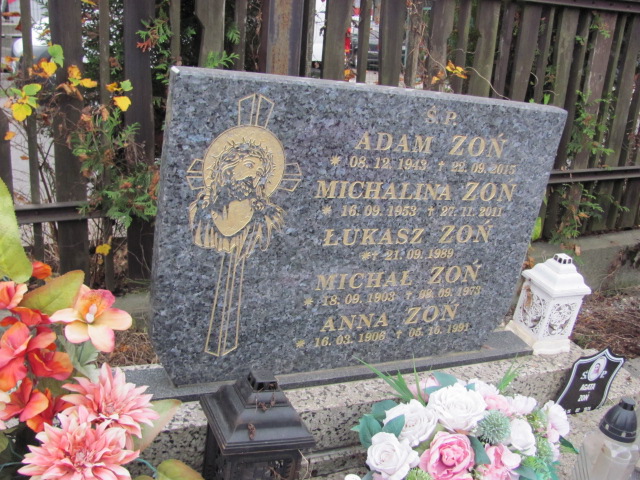 Łukasz Zoń 1989 Cięcina - Grobonet - Wyszukiwarka osób pochowanych