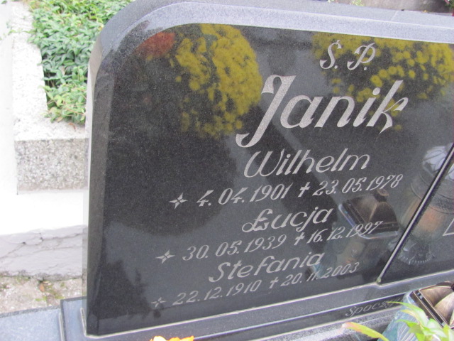 Stefania Janik 1910 Cięcina - Grobonet - Wyszukiwarka osób pochowanych